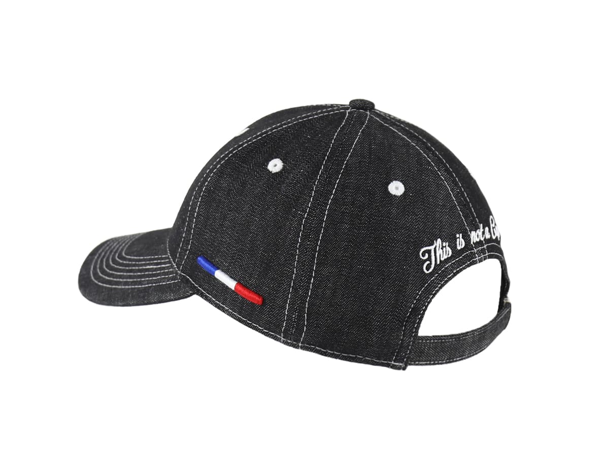 LXH Casquette en Jeans Noir
