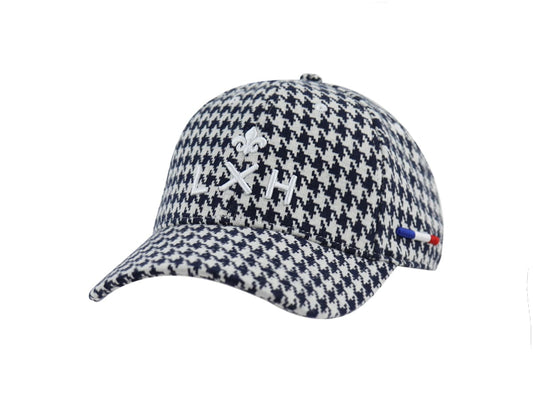 LXH Casquette Pied De Coq Bleu Marine