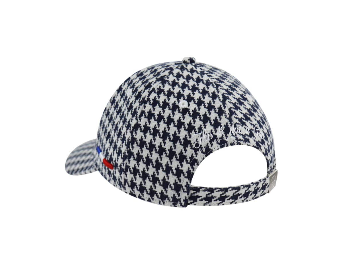 LXH Casquette Pied De Coq Bleu Marine