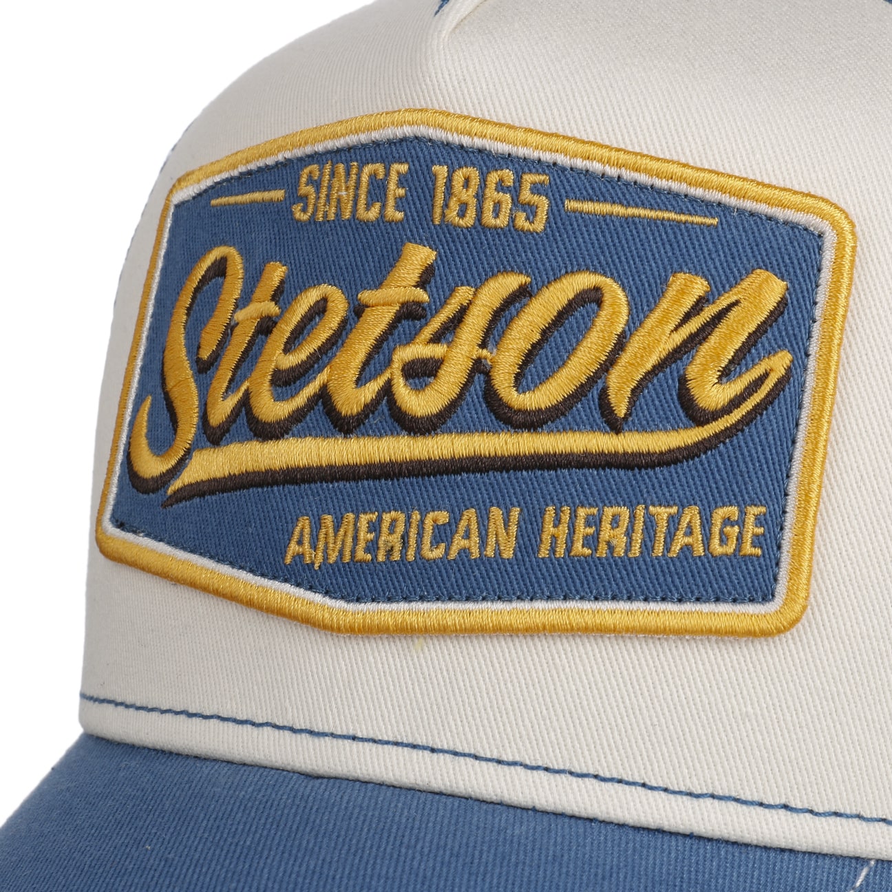 Stetson Casquette Since 1865 Vintage Bleue