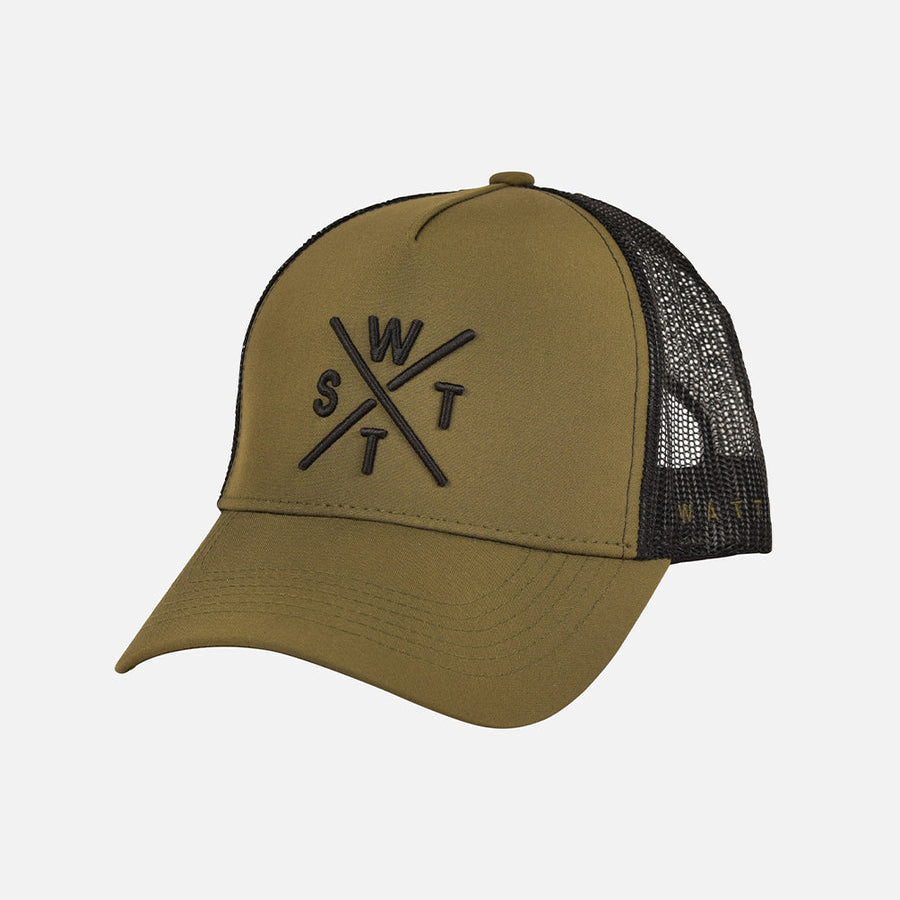 WATTS CASQUETTE TRIBE - KAKI & NOIRE