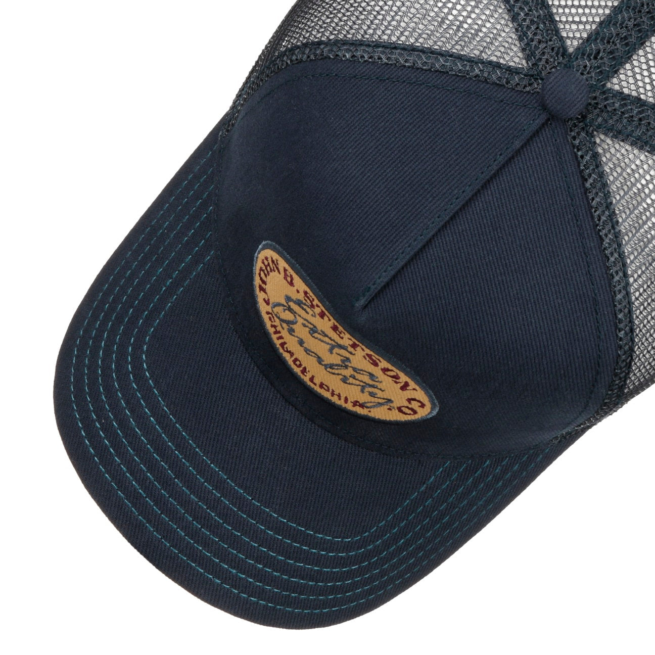 Stetson Casquette Vintage Brushed Twill Bleue