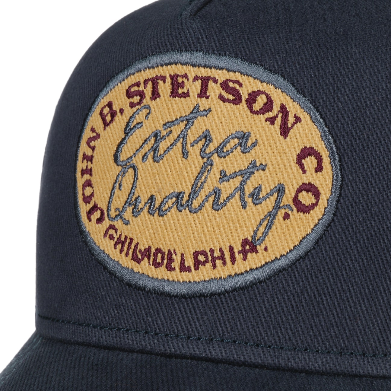 Stetson Casquette Vintage Brushed Twill Bleue