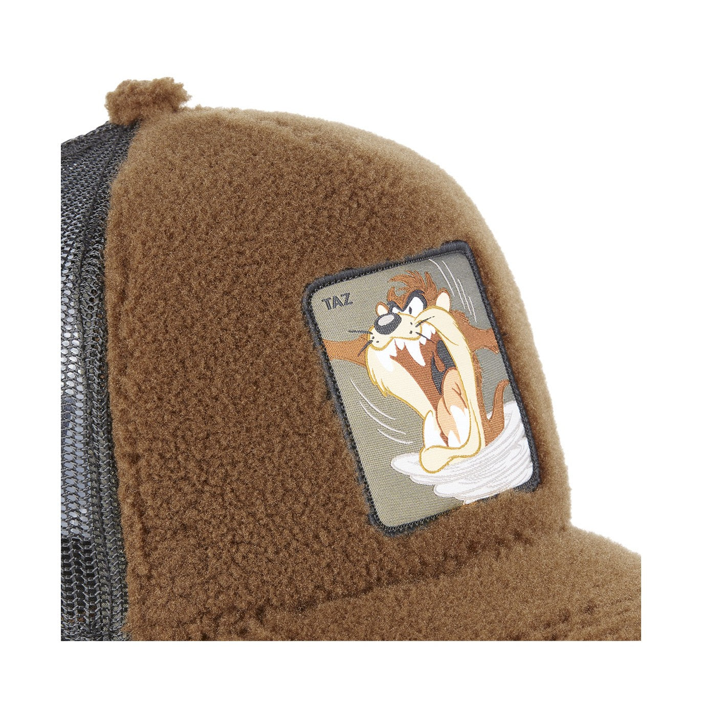 CAPSLAB Casquette Trucker Looney Tunes Taz Marron