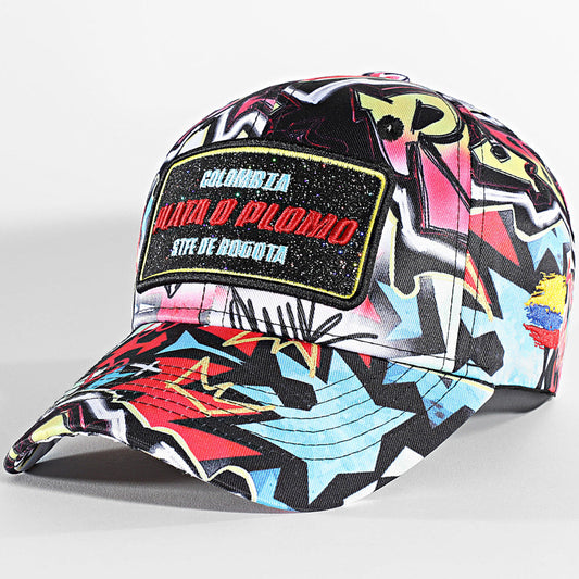 SKR Casquette Motif Graffiti Tribal
