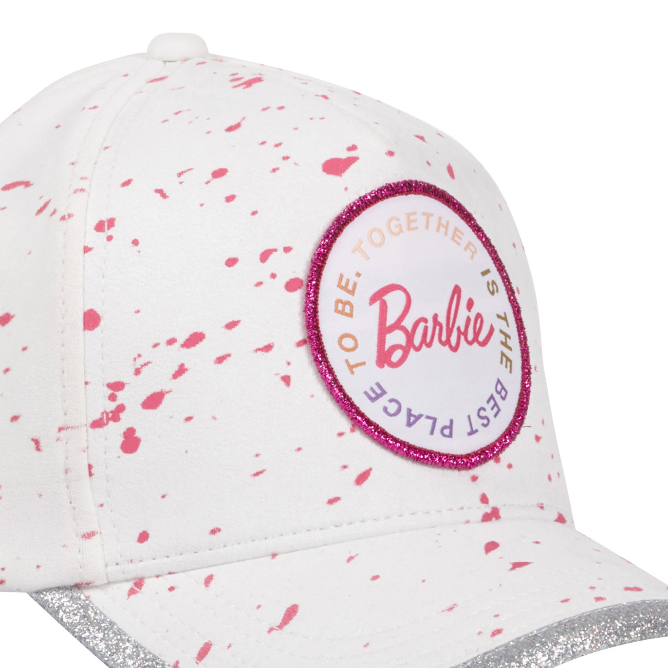 CAPSLAB Casquette Baseball Barbie Snapback Blanc/Rose