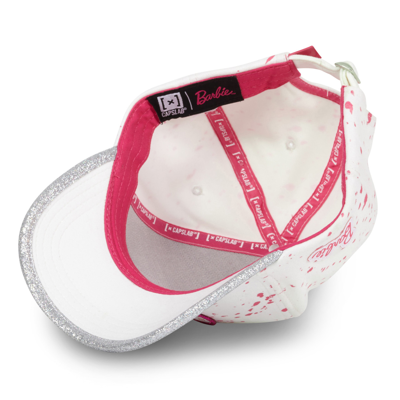 CAPSLAB Casquette Baseball Barbie Snapback Blanc/Rose