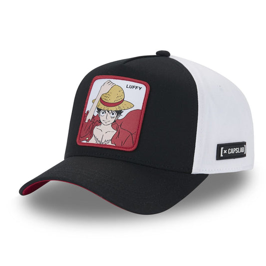 CAPSLAB Casquette Baseball One Piece Luffy Snapback - Noire