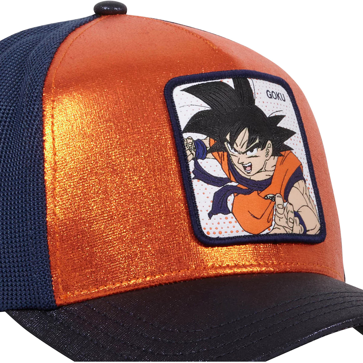CAPSLAB Casquette Dragon Ball Z Goku Effet Brillant Orange