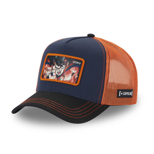 CAPSLAB Casquette Dragon Ball Z Goku Orange/Blue
