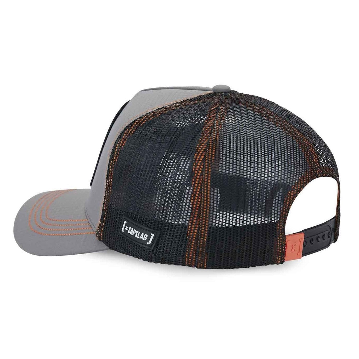 CAPSLAB Casquette Dragon Ball Z Son Ultimate Gohan Ripstop Gris Noir