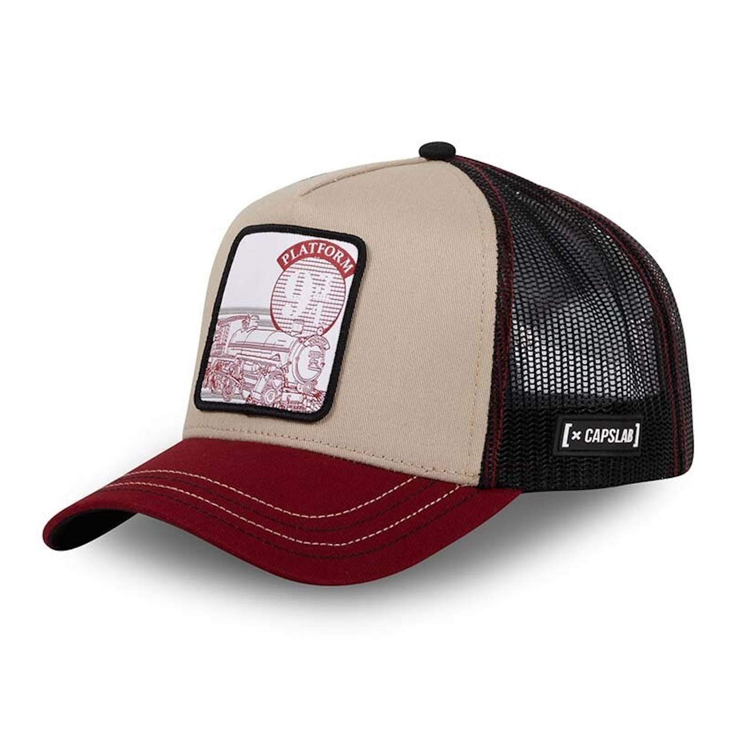 CAPSLAB Casquette Harry Potter Platform Beige