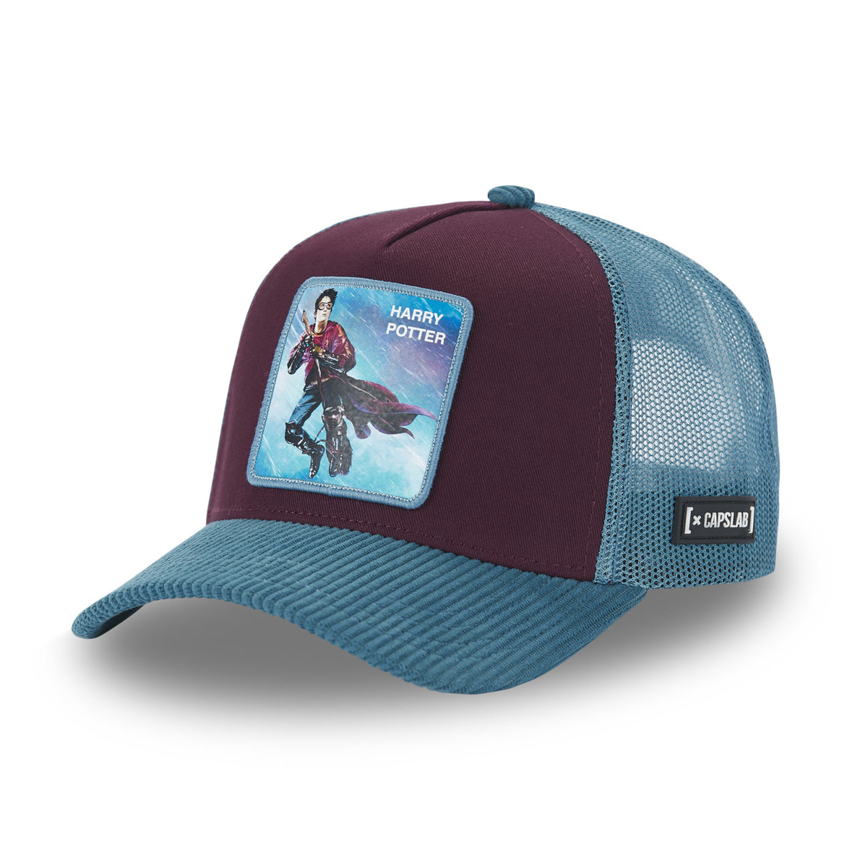 CAPSLAB Casquette Harry Potter Velours Violet/Bleu