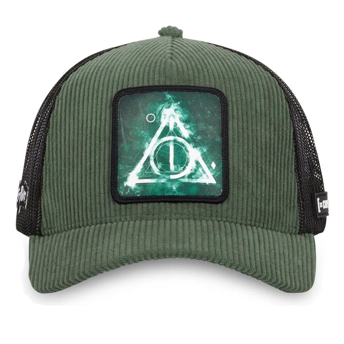 CAPSLAB Casquette Harry Potter Velours Vert