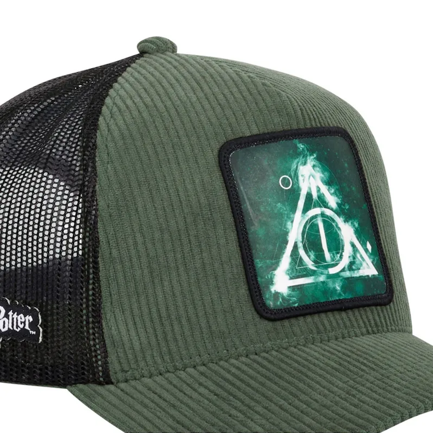 CAPSLAB Casquette Harry Potter Velours Vert