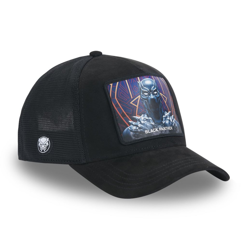 CAPSLAB Casquette Marvel Black Panther Premium - Noir