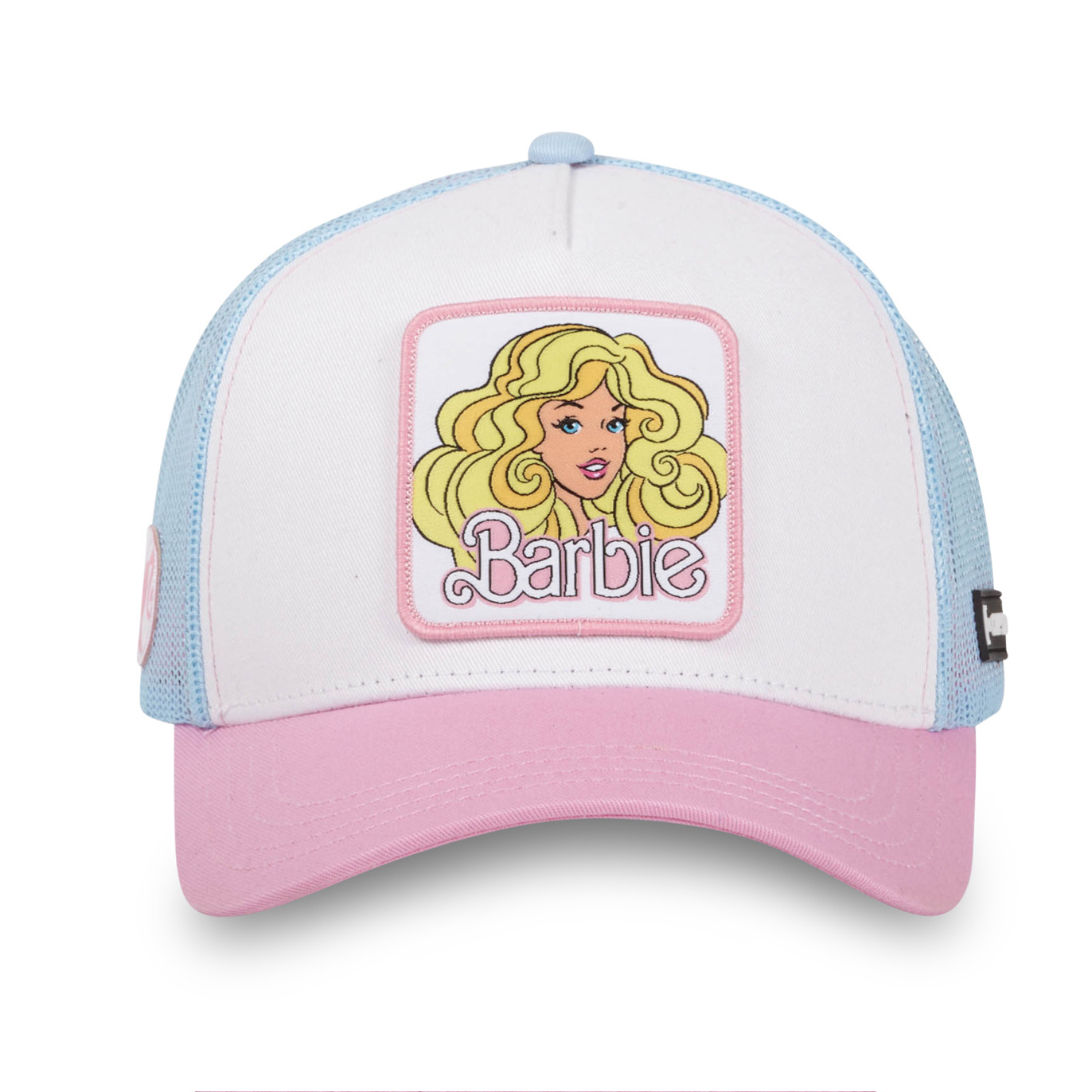 CAPSLAB Casquette Trucker Barbie Snapback - Blanche Rose