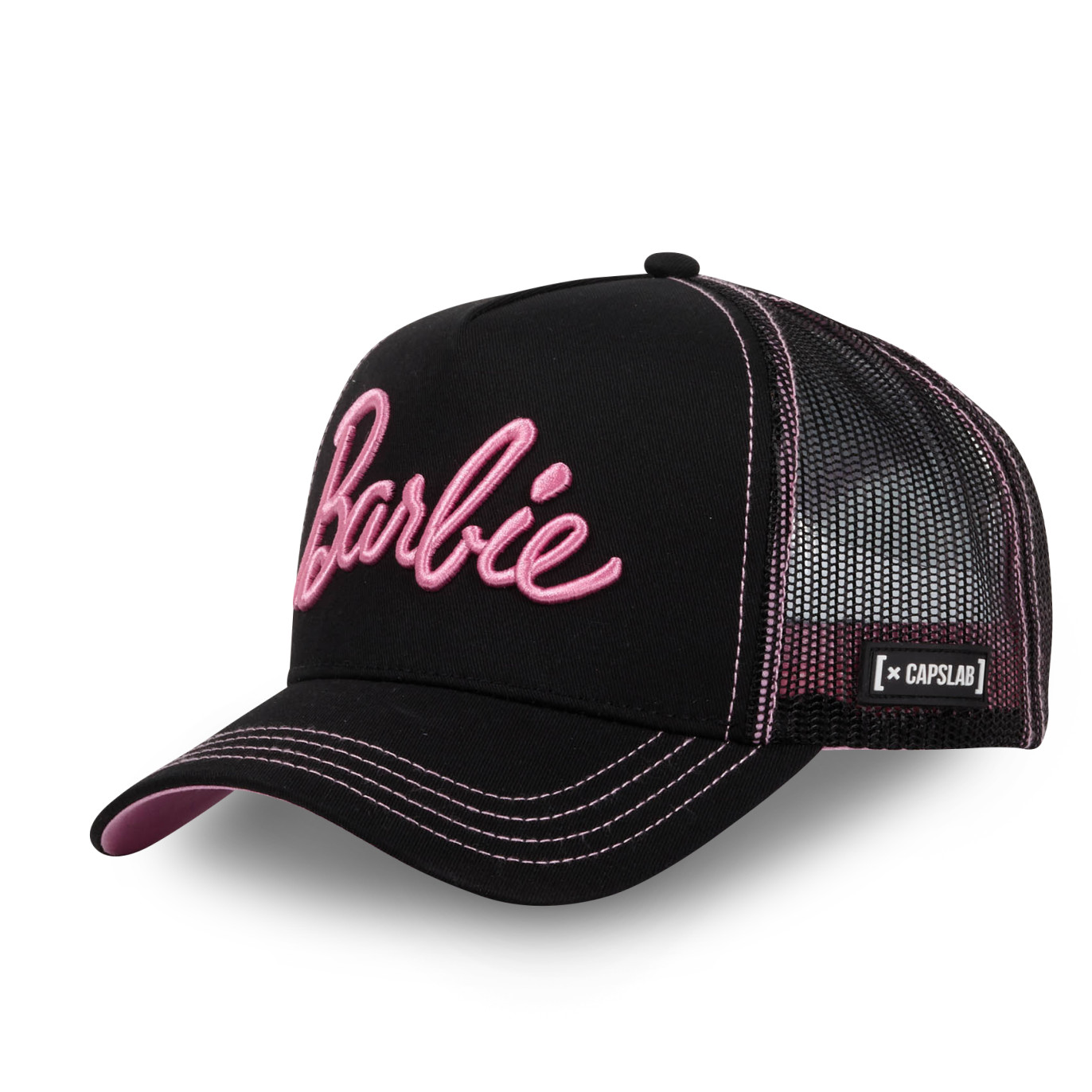 CAPSLAB Casquette Trucker Barbie Snapback - Noire