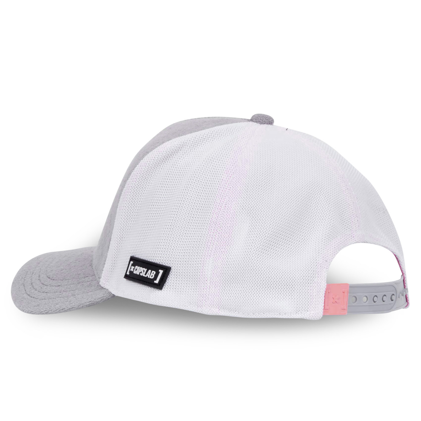 CAPSLAB Casquette Trucker Looney Tunes Bugs Bunny Snapback - Grise