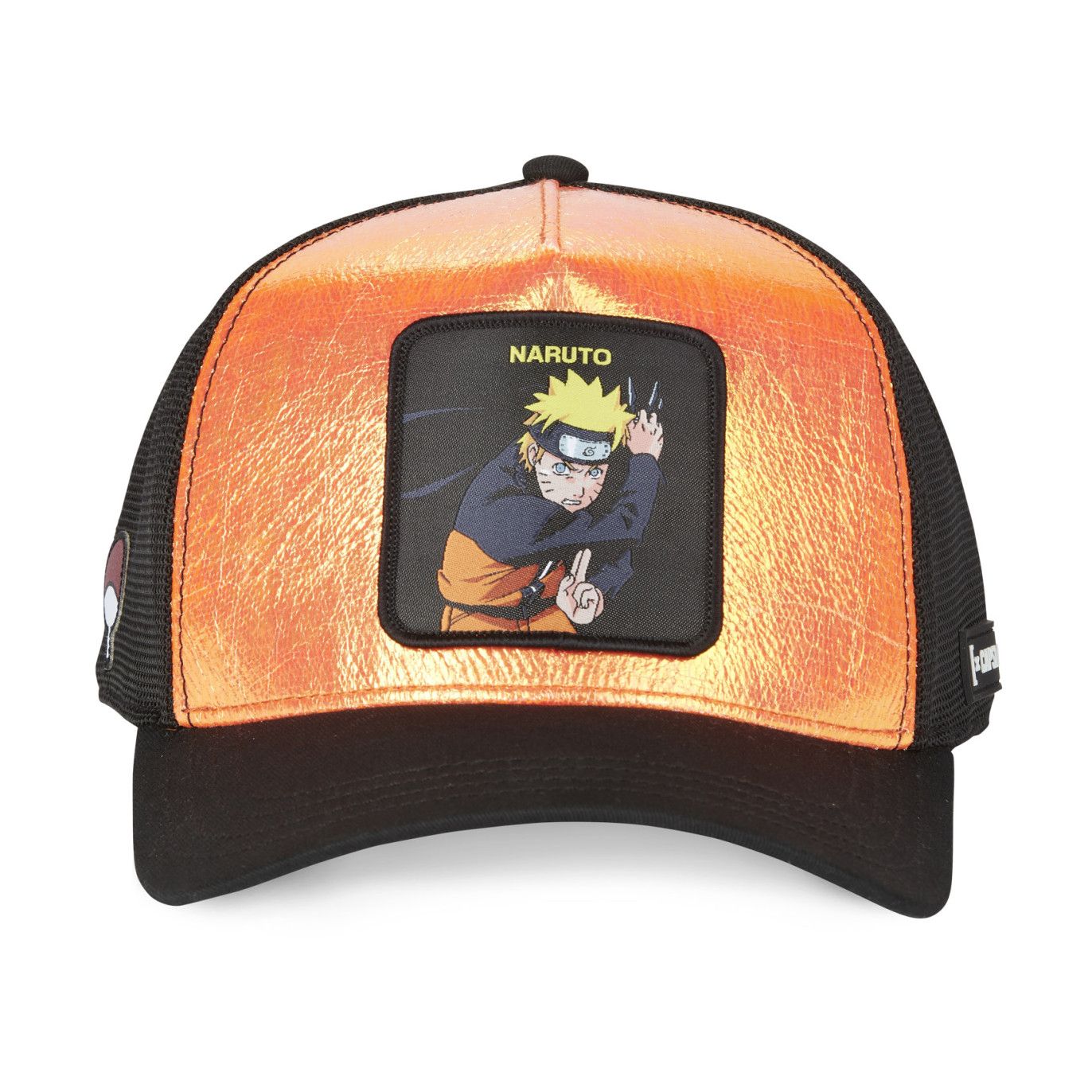 CAPSLAB Casquette Trucker Naruto Shippuden Snapback - Orange
