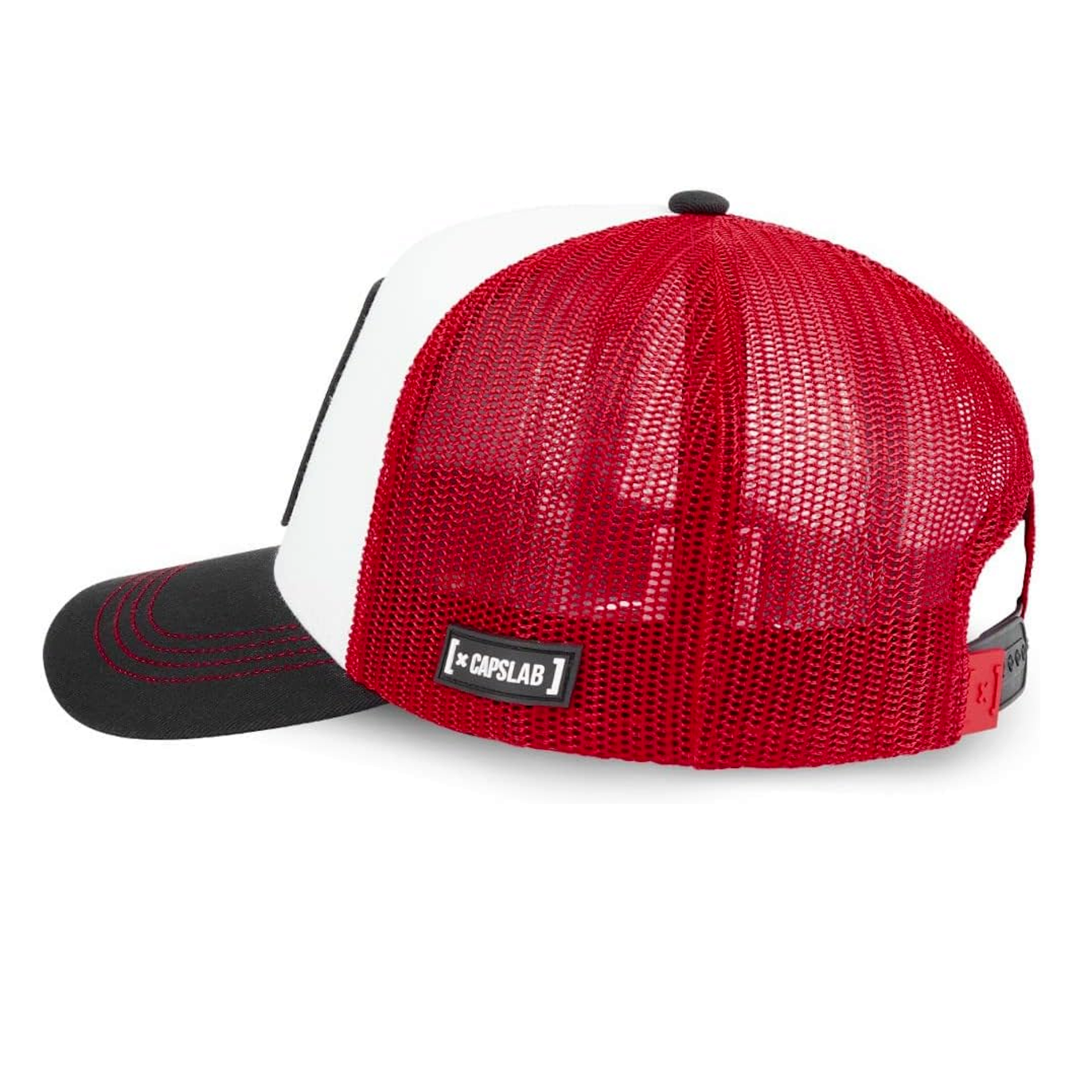 CAPSLAB Casquette Trucker Super Mario Snapback Blanc/Rouge