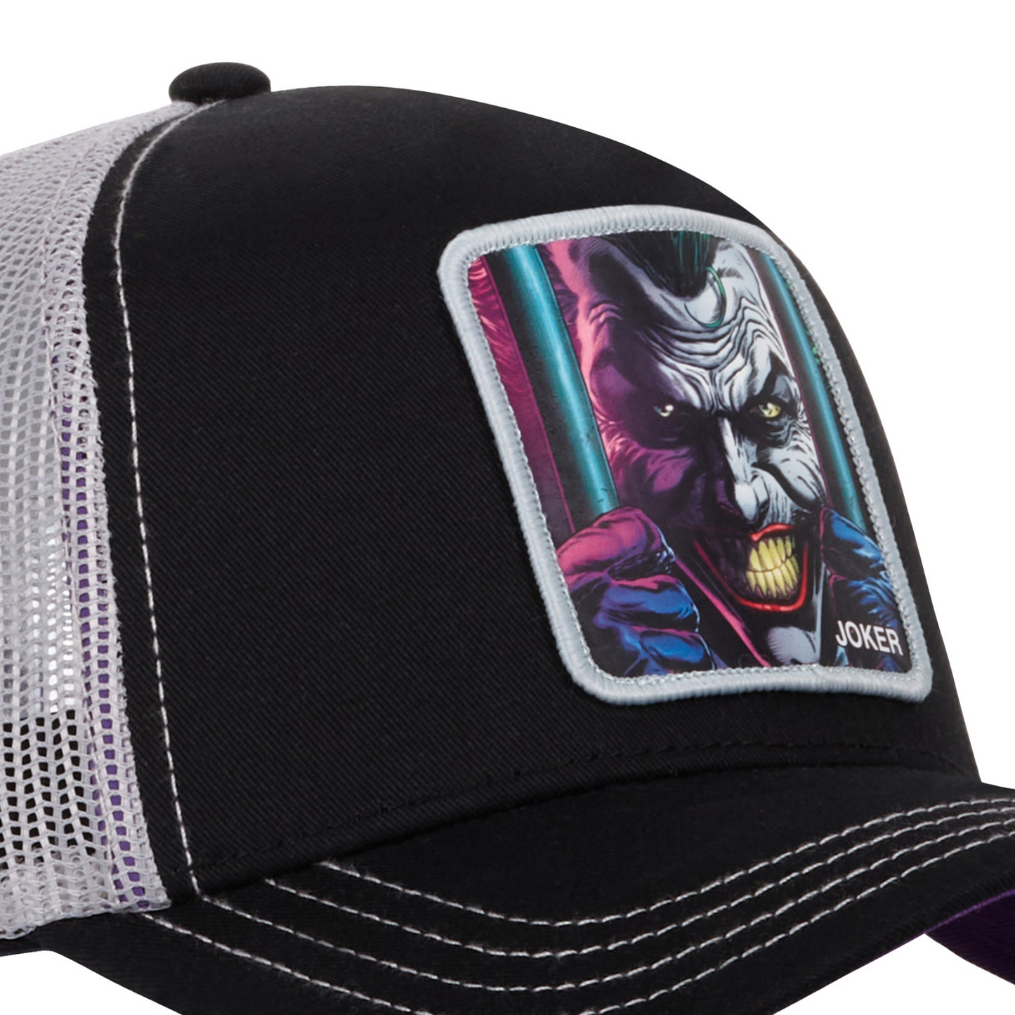 CAPSLAB Casquette Dc Comics Joker Snapback Noir