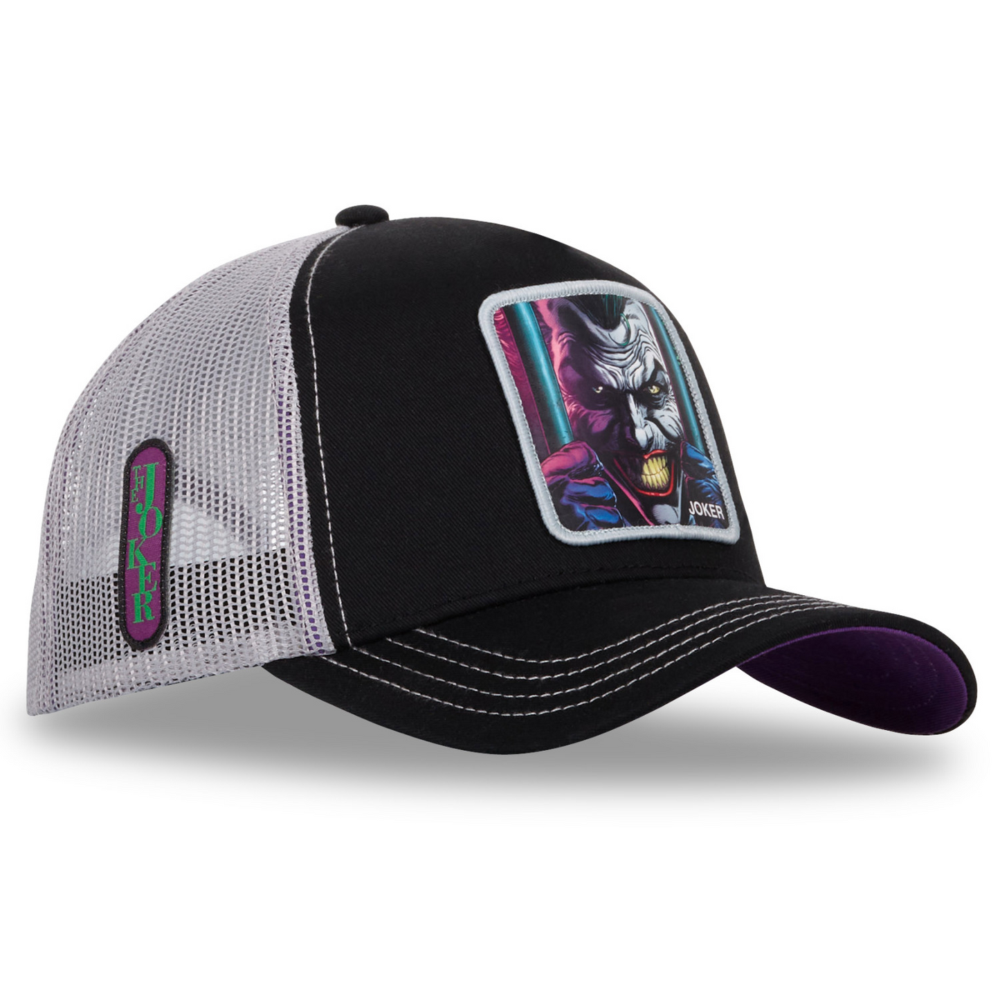 CAPSLAB Casquette Dc Comics Joker Snapback Noir