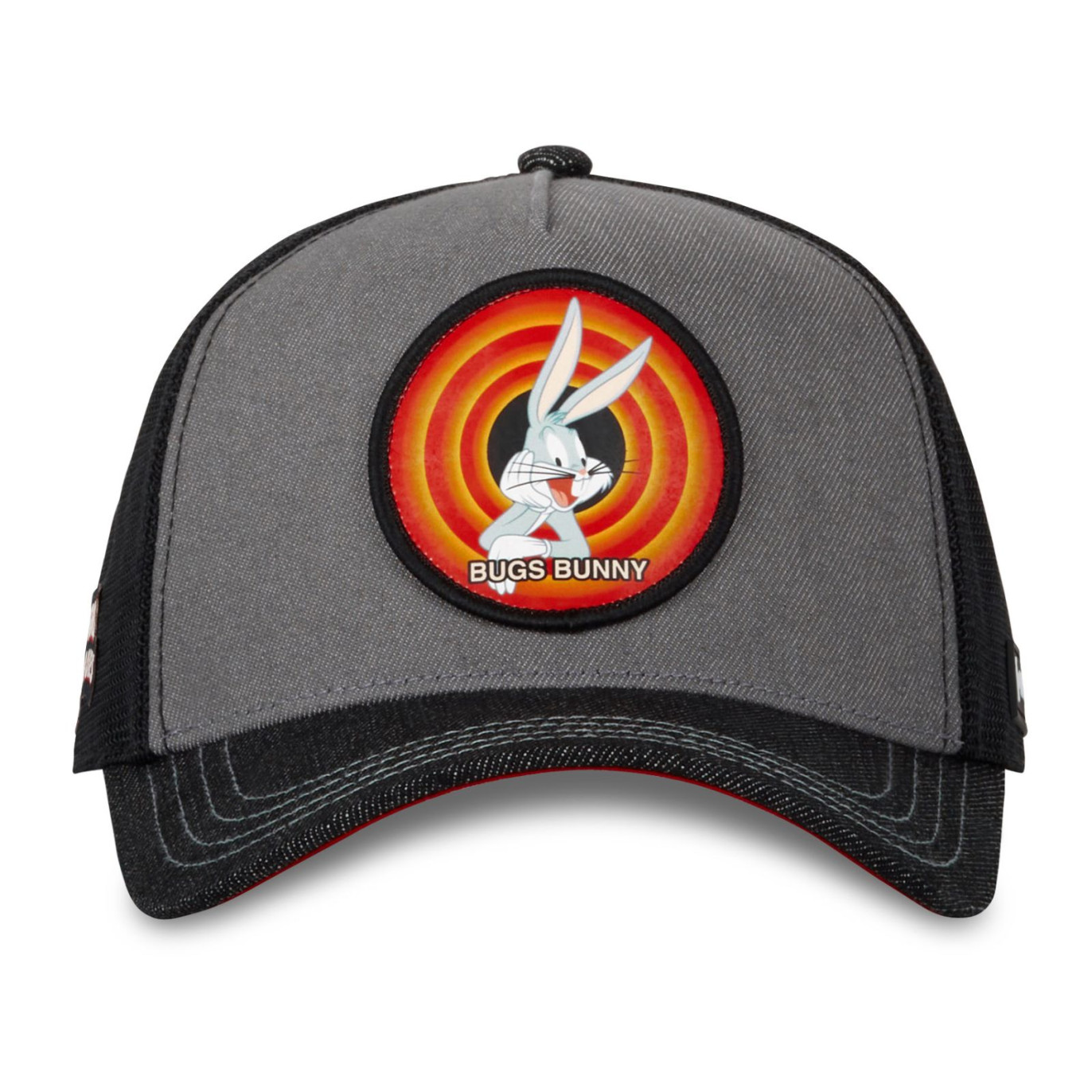 CAPSLAB Casquette Looney Tunes Bugs Bunny Denim Noir