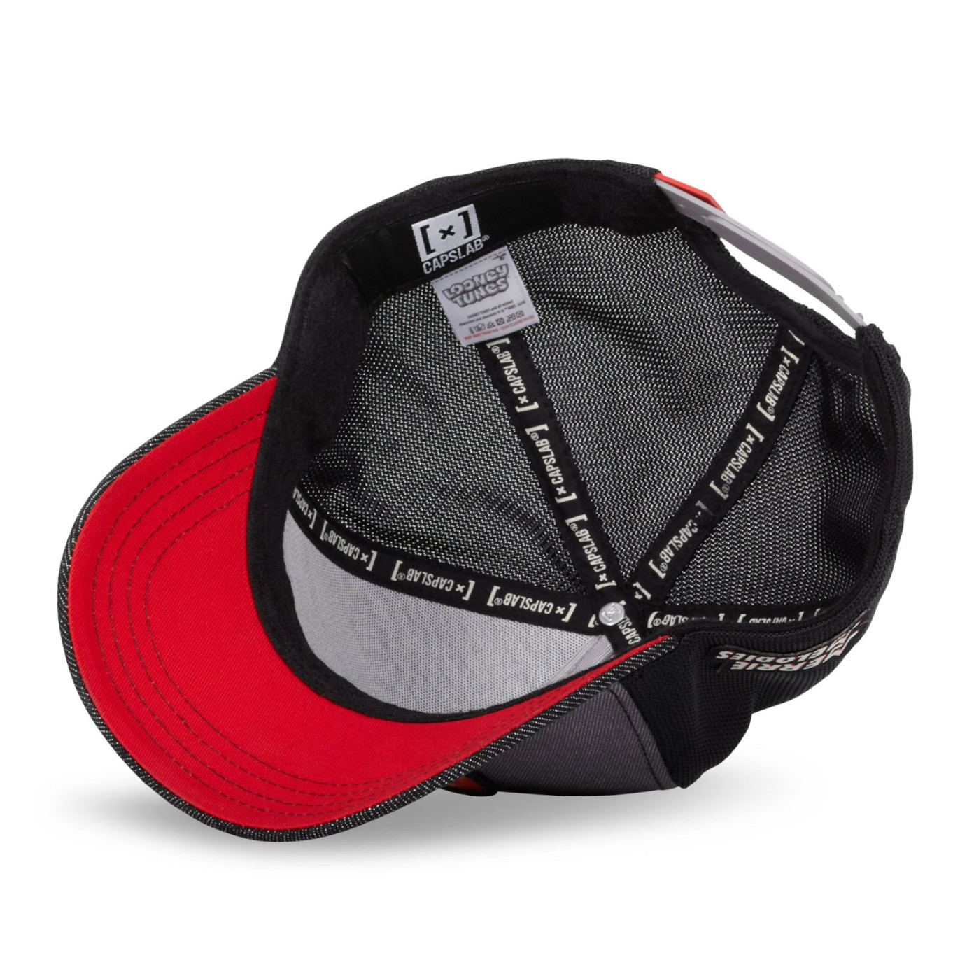 CAPSLAB Casquette Looney Tunes Bugs Bunny Denim Noir