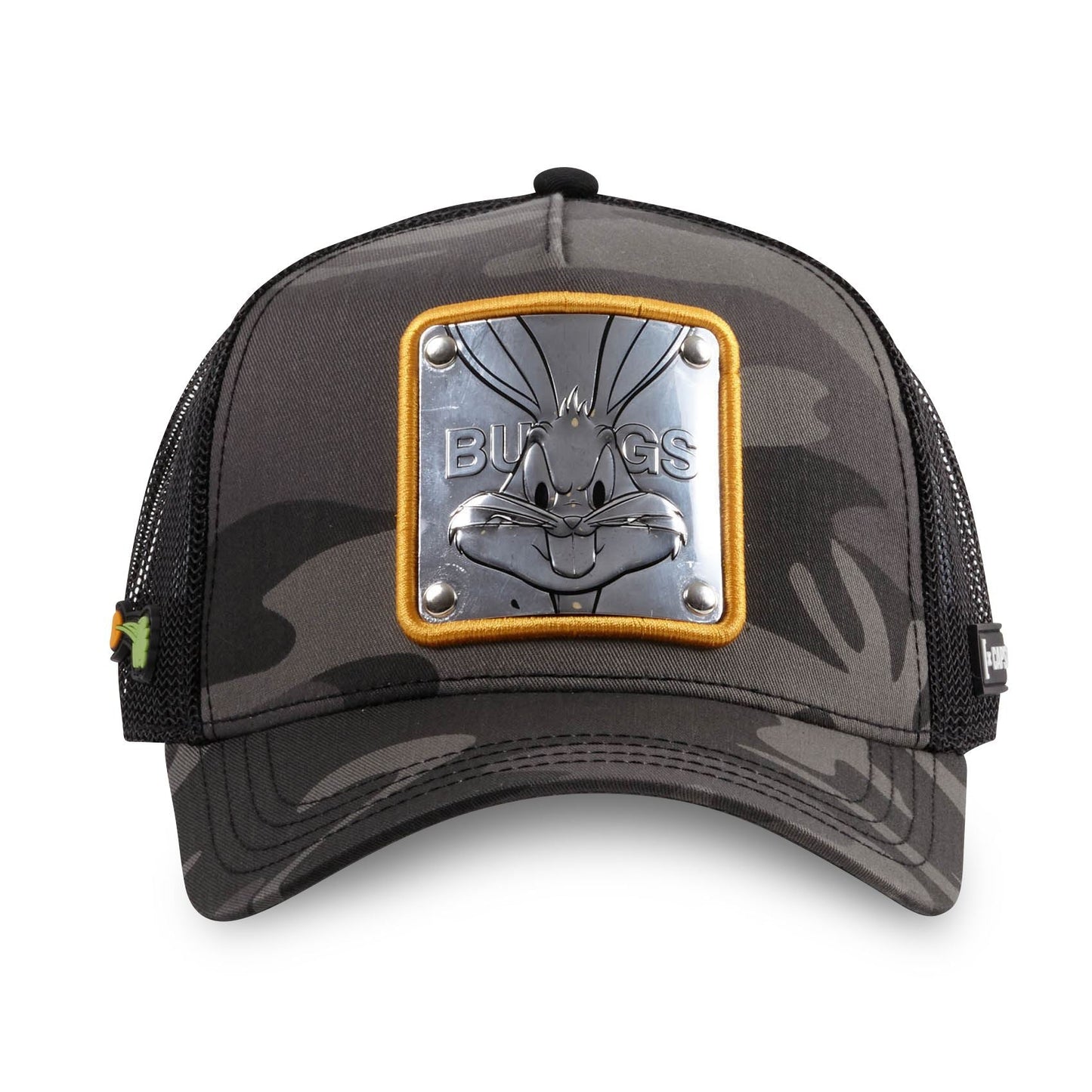 CAPSLAB Casquette Looney Tunes Bugs Bunny Silver Metal Camoflage