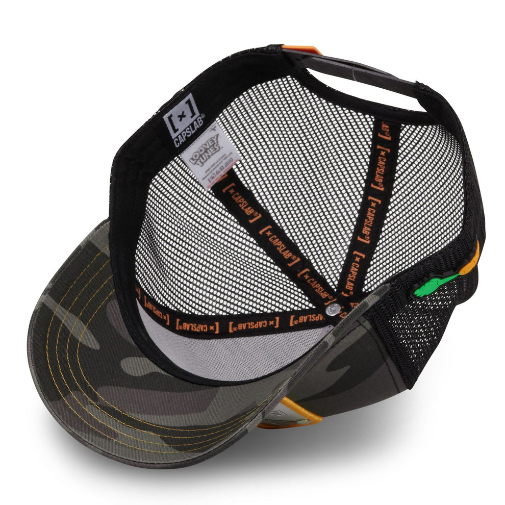 CAPSLAB Casquette Looney Tunes Bugs Bunny Silver Metal Camoflage