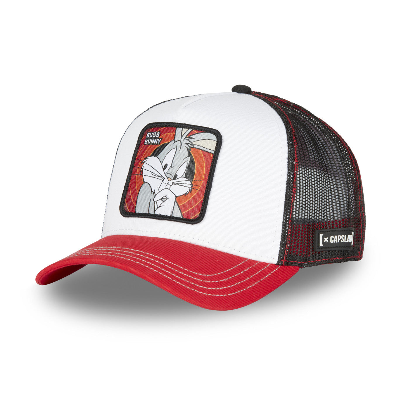 CAPSLAB Casquette Looney Tunes Bugs Bunny Blanc Rouge