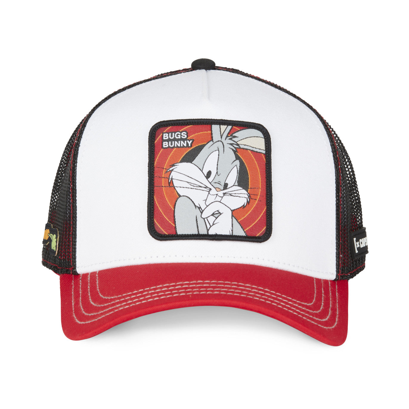 CAPSLAB Casquette Looney Tunes Bugs Bunny Blanc Rouge