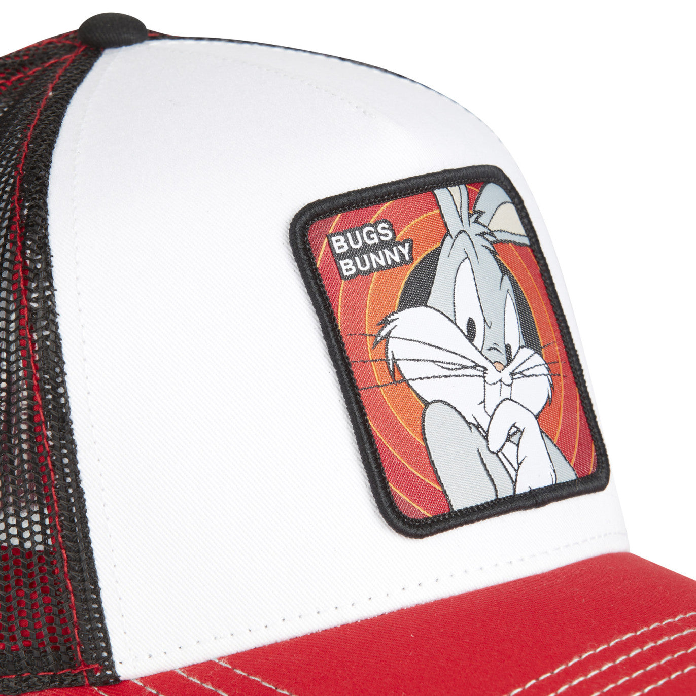 CAPSLAB Casquette Looney Tunes Bugs Bunny Blanc Rouge