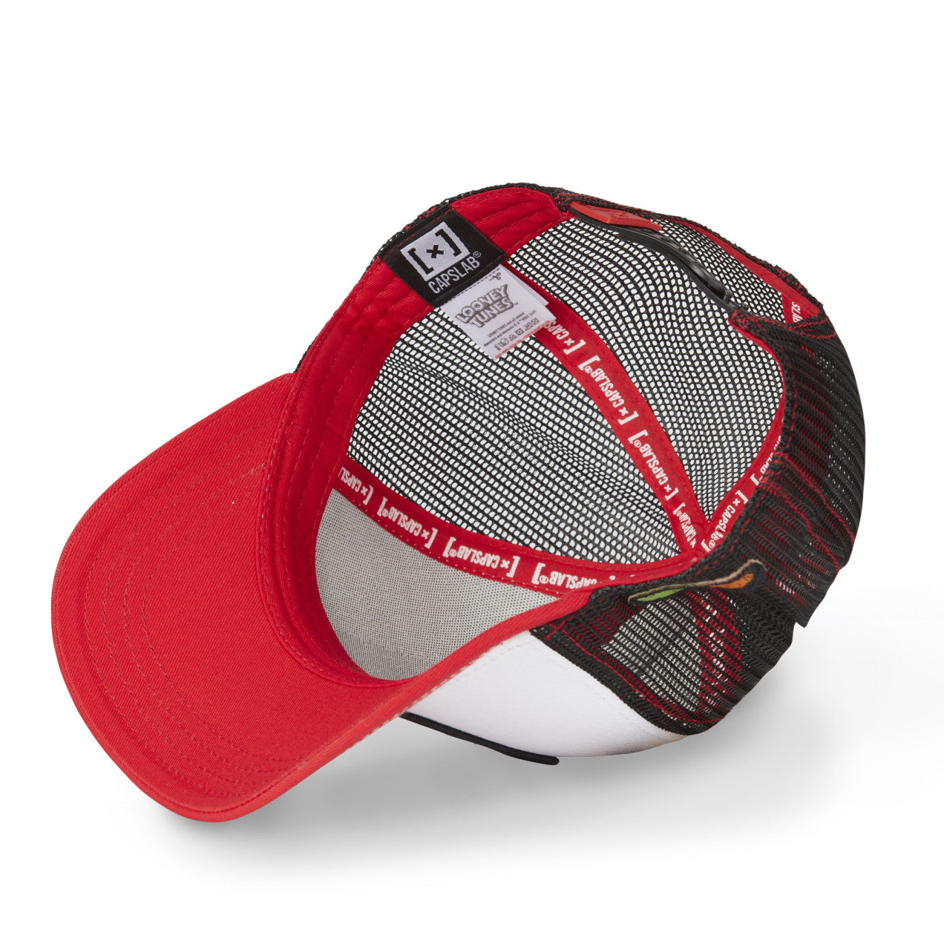 CAPSLAB Casquette Looney Tunes Bugs Bunny Blanc Rouge