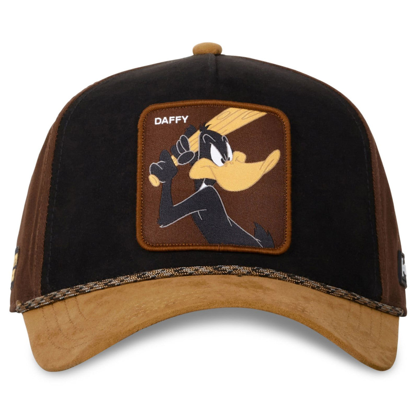 CAPSLAB Casquette Looney Tunes Daffy Duck Baseball Maroon Suede