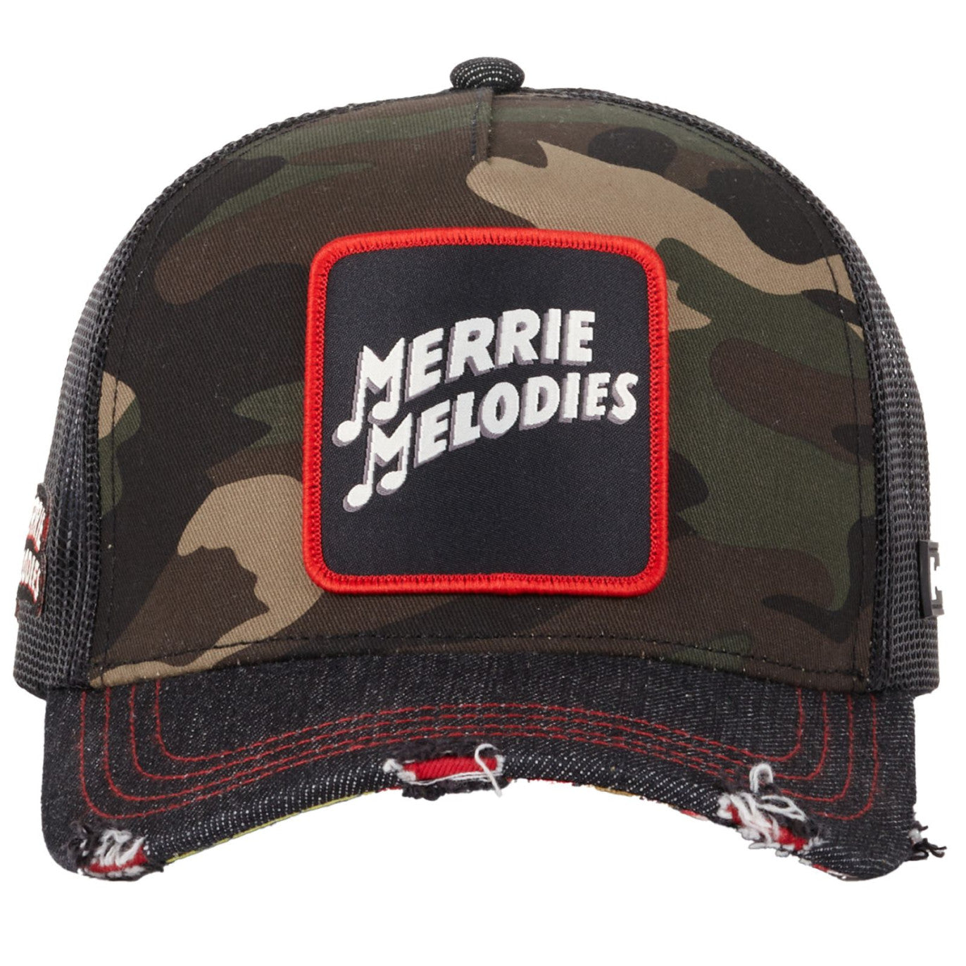 CAPSLAB Casquette Looney Tunes Merrie Melodies Distressed Camouflage