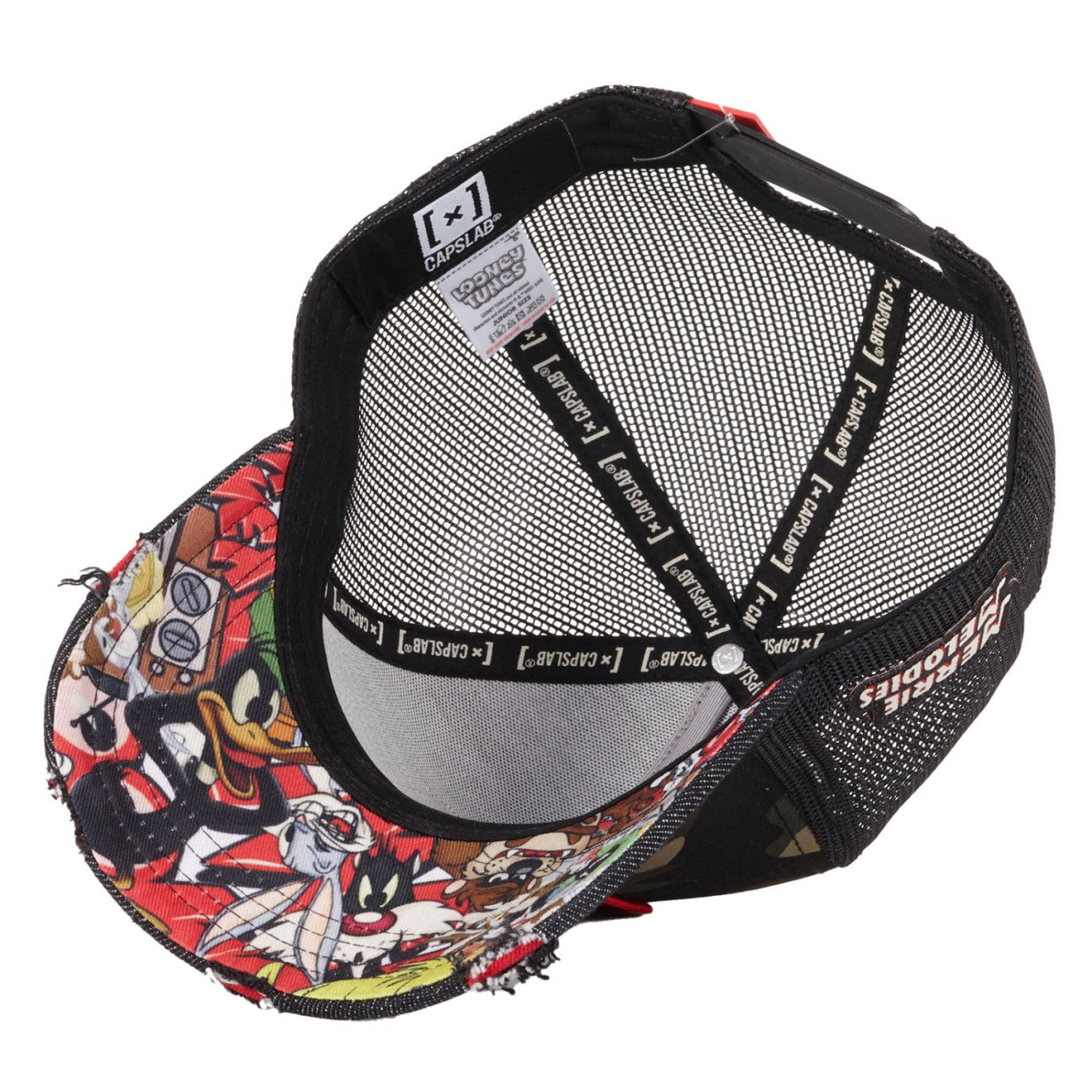 CAPSLAB Casquette Looney Tunes Merrie Melodies Distressed Camouflage