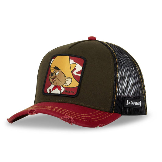 CAPSLAB Casquette Looney Tunes Speedy Gonzalez Maroon