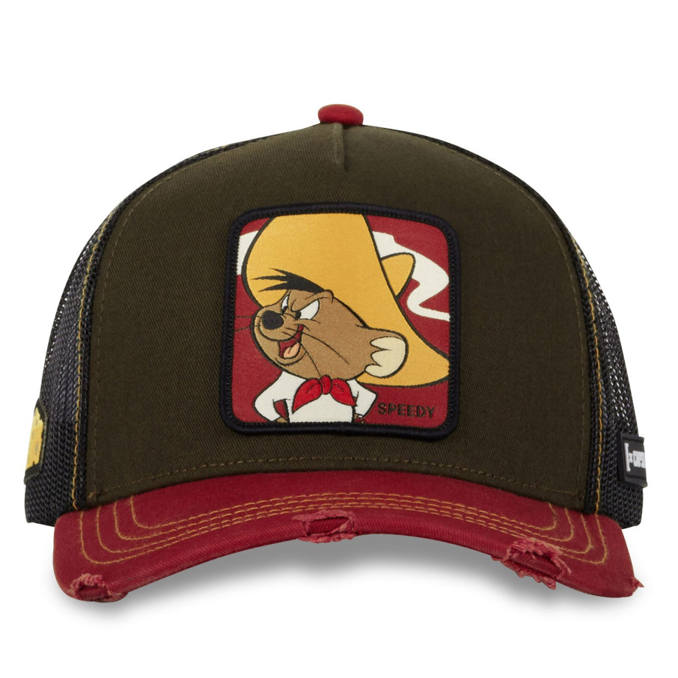 CAPSLAB Casquette Looney Tunes Speedy Gonzalez Maroon