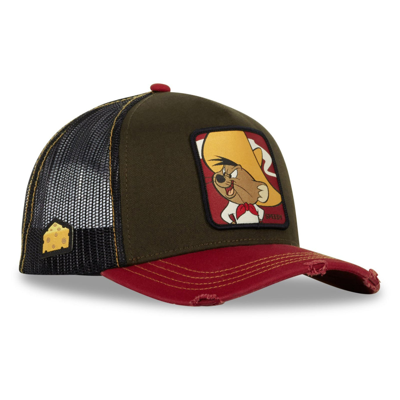 CAPSLAB Casquette Looney Tunes Speedy Gonzalez Maroon