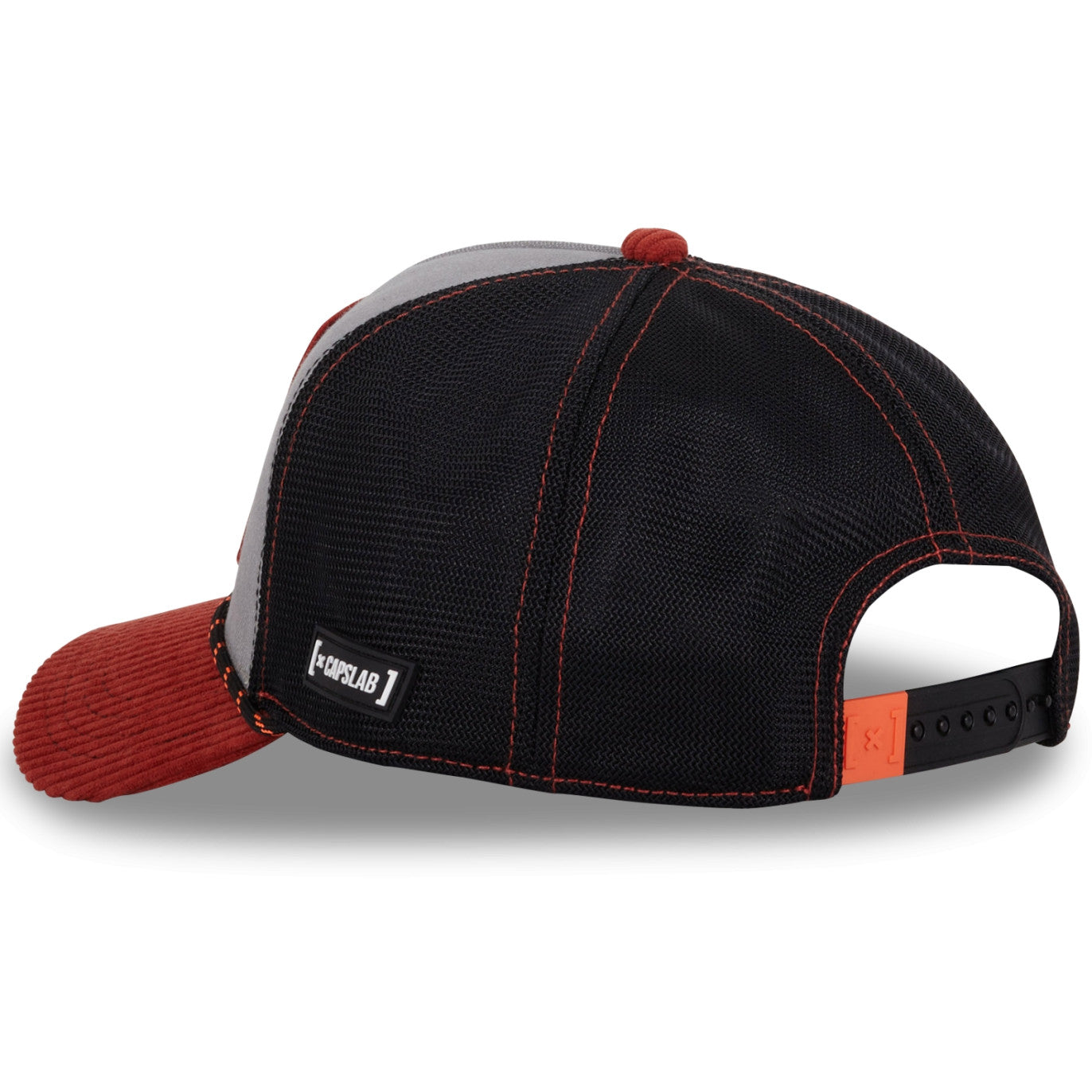 CAPSLAB Casquette Looney Tunes Yosemite Sam Gris Maroon Velour