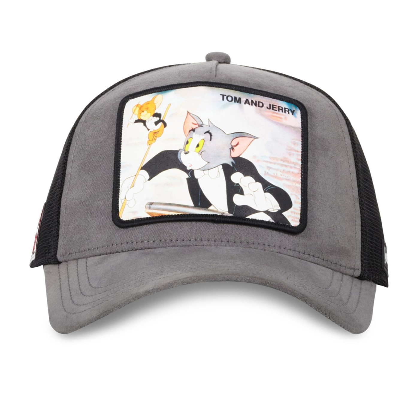 CAPSLAB Casquette Tom et Jerry trucker avec filet finitions premium