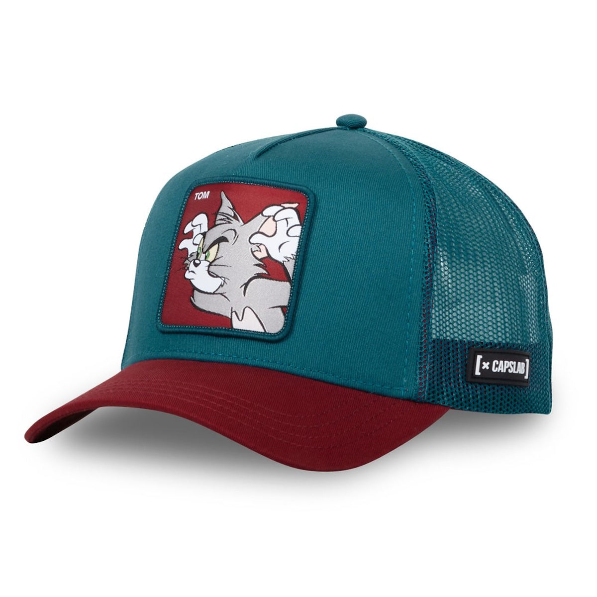CAPSLAB Casquette Tom & Jerry Angry Tom Vert