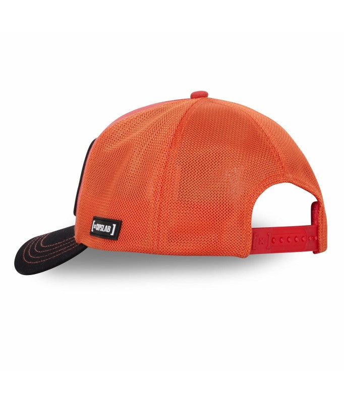 CAPSLAB Casquette Naruto Konoha Bandana Metal Rouge Orange Noir Limited
