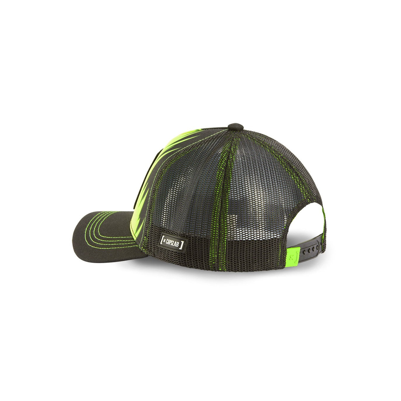 CAPSLAB Casquette Trucker Dragon Ball Broly Snapback Vert