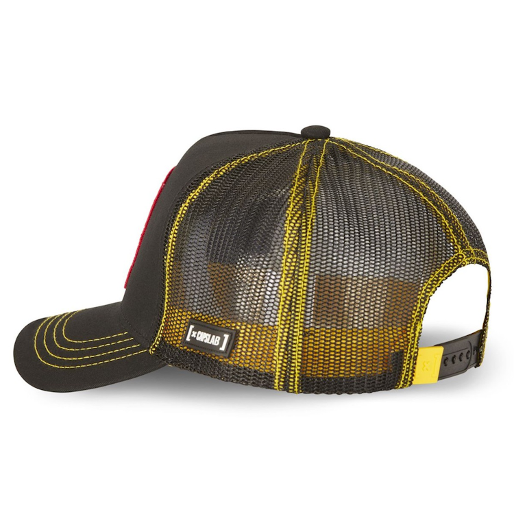 CAPSLAB Casquette Trucker Looney Tunes Grosminet Snapback Noir