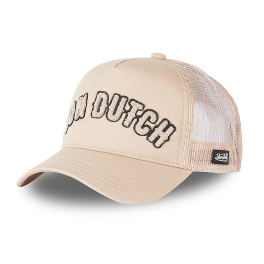 Von Dutch Casquette Trucker Marron Snapback Boucle