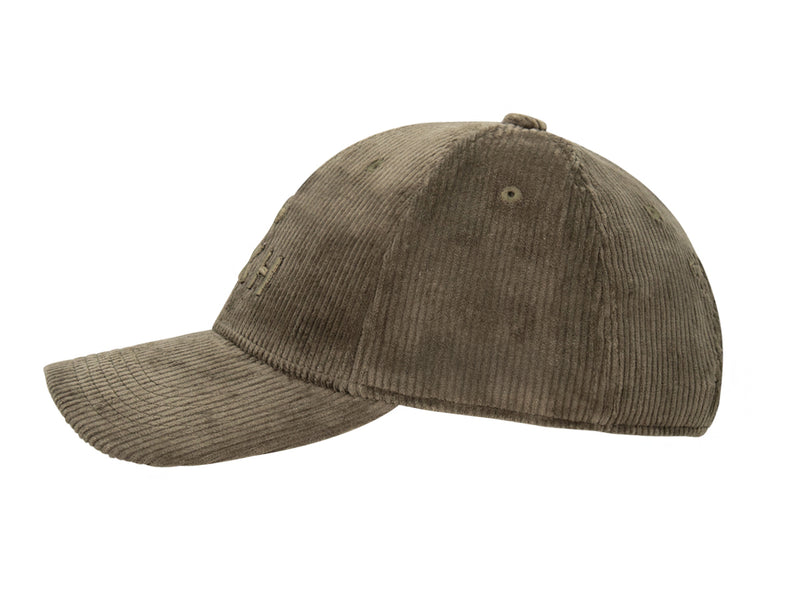 Casquette « Héritage » Velours Côtelé Ton sur Ton Kaki