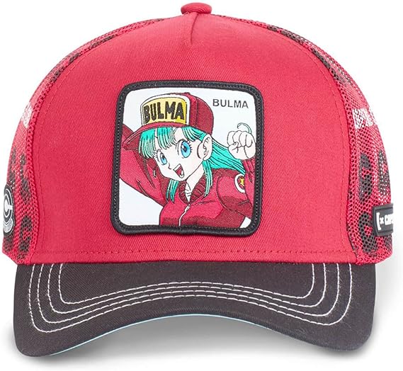 CAPSLAB Casquette Dragon Ball Bulma Rouge